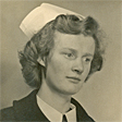 Mary in her nurse uniform - date unknown
